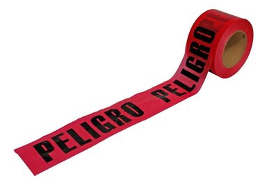 CINTA SEÑALIZACION PELIGRO/DANGER 300M TOOLCRAFT TC0995