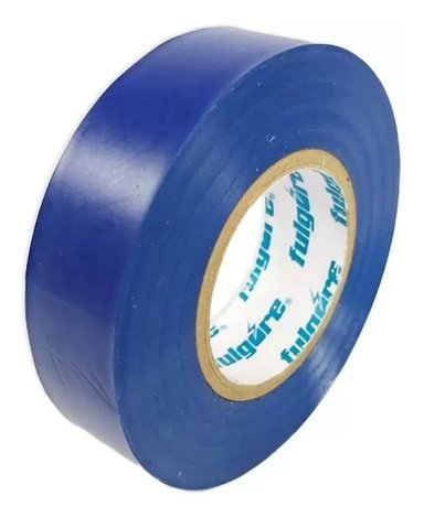 CINTA AISLANTE AZUL 19MM X 18M FULGORE FU0381