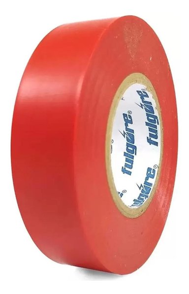 CINTA AISLANTE ROJA 19MM X 18M FULGORE FU0380