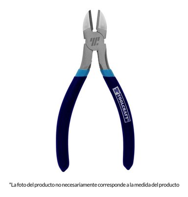 ALICATE DE CORTE DIAGONAL MANGO DE VINIL 7 TOOLCRAFT TC4236