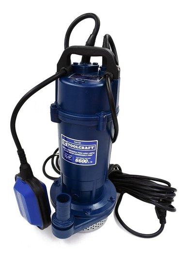 BOMBA SUMERGIBLE PARA AGUA LIMPIA 1/2HP TOOLCRAFT TC5739 - 1