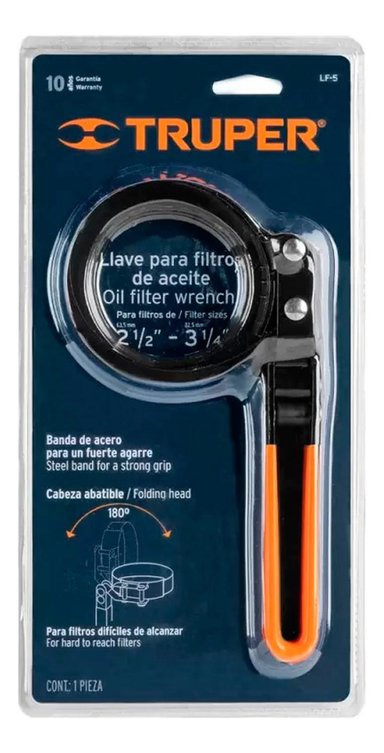 LLAVE PARA FILTRO BANDA METÁLICA 3.1/4 TRUPER 14515