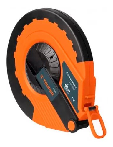 CINTA LARGA 50M METALICA CARCASA PLASTICA TRUPER 12640