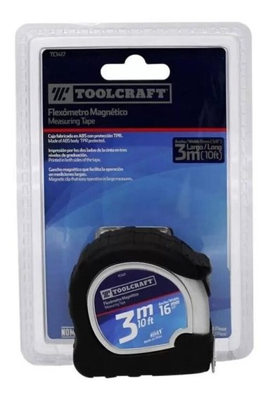 WINCHA MAGNETICA 3M X 16MM (5/8 ) TOOLCRAFT TC1417
