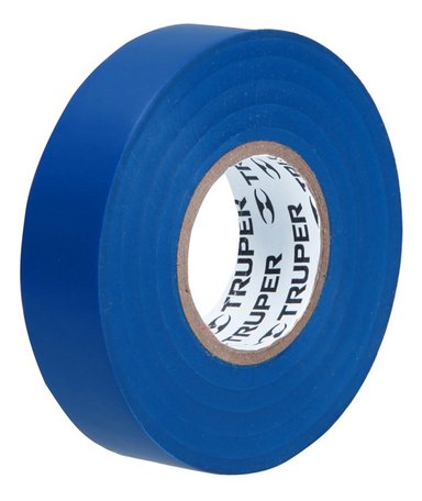 CINTA AISLANTE AZUL 19 MM X 18 M TRUPER 12505