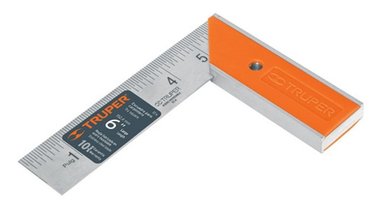 ESCUADRA PARA CARPINTERO ACERO INOX 6 TRUPER 14370