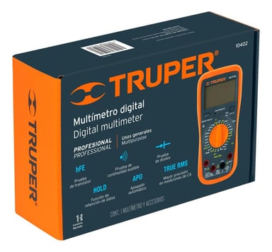 MULTIMETRO DIGITAL PROFESIONAL 2B-750V CA/CC TRUPER 10402 - 3