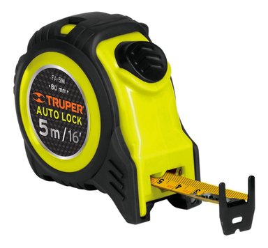 CINTA METRICA 5M AUTO-LOCK CONTRA IMPACTO TRUPER 10747