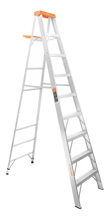 ESCALERA DE TIJERA 8 ESCALONES 175 KG TIPO II TRUPER 10338