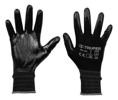 GUANTE NYLON NITRILO LISO TALLA GRANDE TRUPER 13295