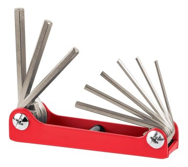 JUEGO DE 9 LLAVES ALLEN HEXAGONALES TRUPER 15566