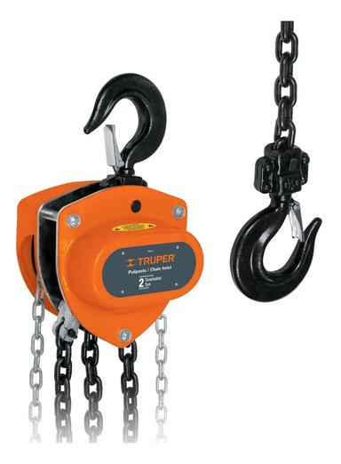 TECLE CON CADENA 3M X 2TON TRUPER 16826