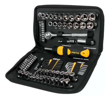 JUEGO DE HERRAMIENTAS PARA MECÁNICO 83PZAS PRETUL 22984