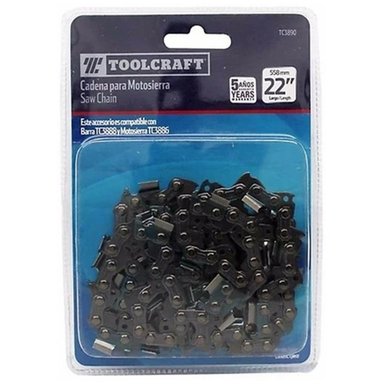 CADENA REPUESTO MOTOSIERRA 16 TC3889 TOOLCRAFT