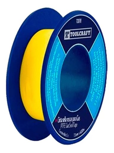 CINTA DE TEFLÓN SELLA ROSCAS PARA GAS TOOLCRAFT TC1078