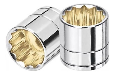 DADO MILIMÉTRICO 12 PUNTAS MANDO 3/8 10MM TOOLCRAFT TC3701