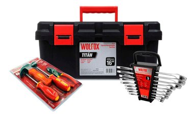 CAJA HERRAM. 16 +JGO. LLAVES 9 PZS+HERRAM. 4 PZS WF3272-K5