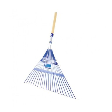 ESCOBA METÁLICA CON TENSOR SIN MANGO 22 DIENTES TOOLCRAFT TC0662-P