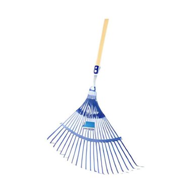 ESCOBA METÁLICA REFORZADA SIN MANGO 22 DIENTES TOOLCRAFT TC0663-P