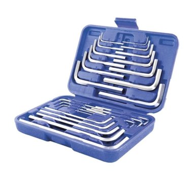 JUEGO DE 25 LLAVES ALLEN EN ESTUCHE PLASTICO TC4374 TOOLCRAFT