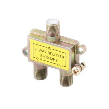 SPLITTER DIVISOR CABLE COAXIAL 2 SALIDAS FULGORE FU0630