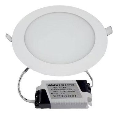 PLAFON LED EMPOTRABLE 60LED LUZ DE DIA 12W FULGORE FU1243
