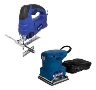 SIERRA CALADORA 570W 60MM+LIJADORA 1/4 180W TC5916-K2