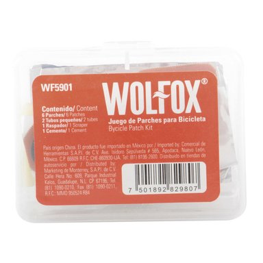 PARCHES PARA BICICLETA 10 PIEZAS WOLFOX WF5901