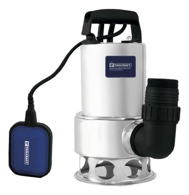 BOMBA SUMERGIBLE ACERO INOX AGUA SUCIA TOOLCRAFT TC5736