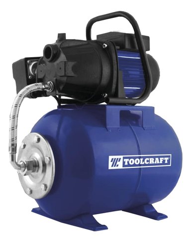 BOMBA HIDRONEUMÁTICA 1/2 HP 50 LT 35 MTS TOOLCRAFT TC5734