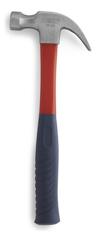 MARTILLO UÑA CURVA 450 GR 27 MM X 33 CM BREMEN 4692