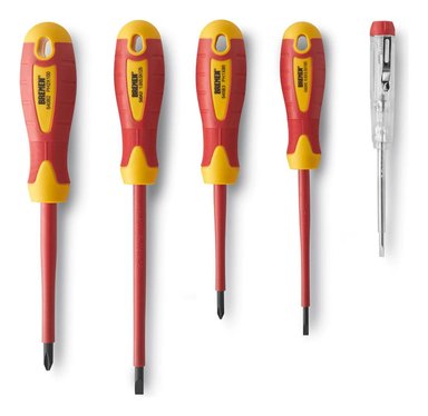 SET DE DESARMADORES PARA ELECTRICISTA X 5 PIEZAS BREMEN 7170