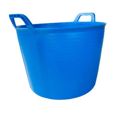 BATEA BALDE AZUL PARA MEZCLADO FRAGUA 40 LITROS RUBI FLEXTUB