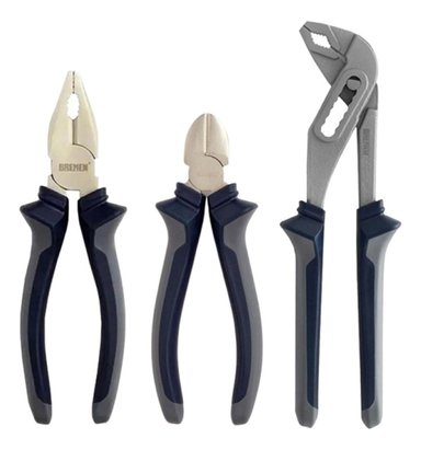 JUEGO DE ALICATES 3 PZAS BREMEN CO-7050-002