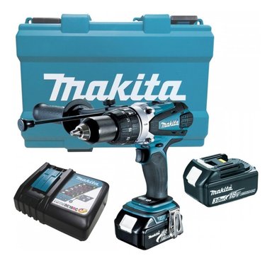 TALADRO MAKITA DHP458RFE 18V PERCUTOR INALAMBRICO 91NM