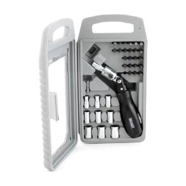 JUEGO DE DESARMADOR RATCHET Y PUNTAS 32 PIEZAS TOOLCRAFT TC1430