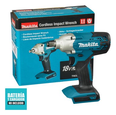 LLAVE DE IMPACTO 1/2 PULG 18V LXT BARETOOL MAKITA TW202DZ