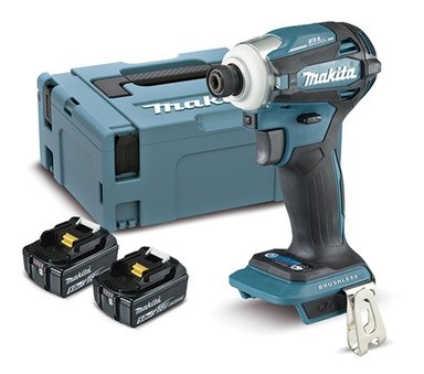 ATORNILLADOR DE IMPACTO 1/4 18V BL 2 BAT MAKITA DTD172RTJ