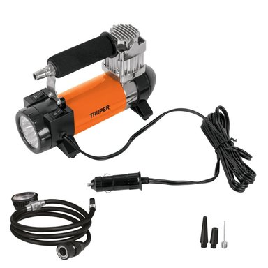 COMPRESOR DE AIRE 12V PARA AUTO 150 PSI TRUPER 19999