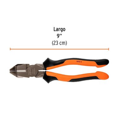 ALICATE PARA ELECTRICISTA 9' AISLADO TRUPER 12351 - 2