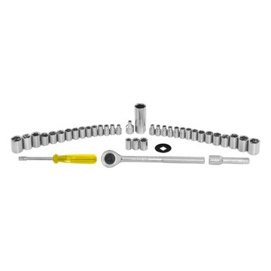 JUEGO DE HERRAMIENTAS 1/4' Y 3/8' 39 PIEZAS PRETUL 24220