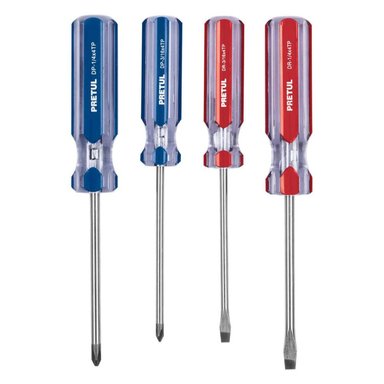 JUEGO DE DESARMADORES 4 PIEZAS PRETUL 20212