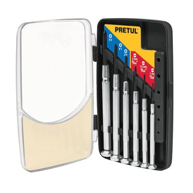 JUEGO DE DESARMADORES DE PRECISIÓN 6 PIEZAS PRETUL 21382