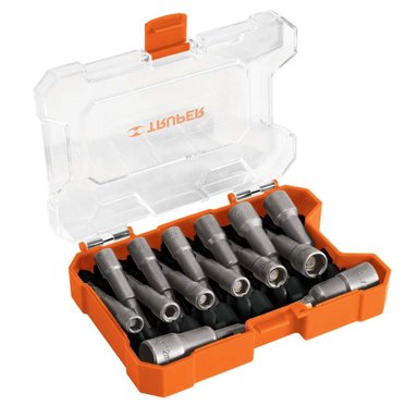 SET DE DADOS HEXAGONAL MILIMÉTRICO 1/4' CORTO 14 PZS TRUPER 101961