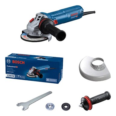 AMOLADORA ANGULAR 1200W 11000 RPM BOSCH GWS 12-125 S