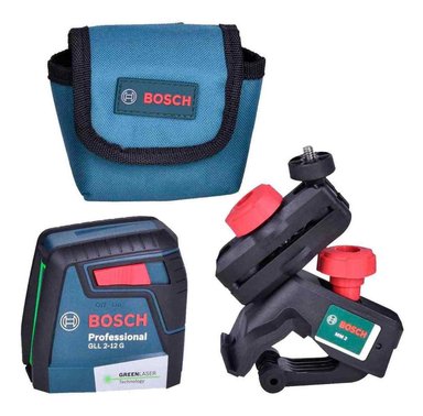NIVEL LÁSER L. CRUZADAS VERDE 12 MT BOSCH 0601.063.VD0-000