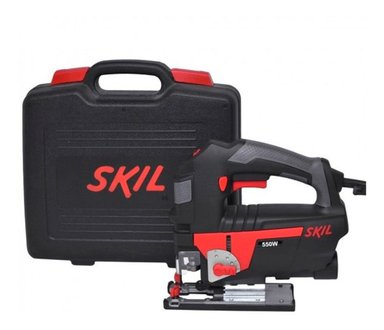 SIERRA CALADORA 550W - VVR. MALETA PLASTICA GUIA SKIL 4550