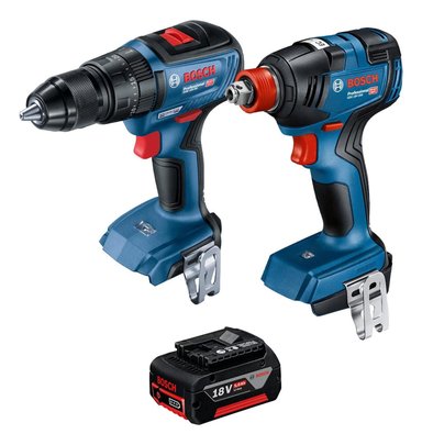 TALADRO 1/2 + LLAVE DE IMPACTO+ BAT BOSCH 0615.A00.1VH-000