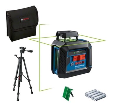 NIVEL LASER 360° LUZ VERDE GLL 2-20G + TRIPODE BOSH