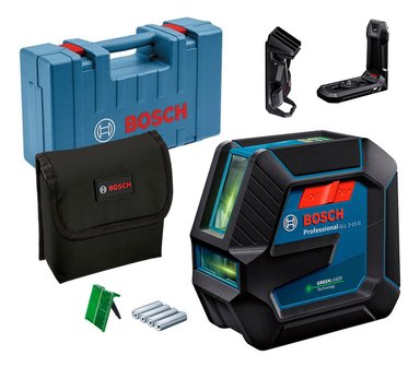 NIVEL LÁSER LÍNEAS CRUZADAS 15 METROS BOSCH GLL 2-15 G